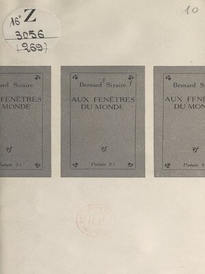 cover image of Aux fenêtres du monde